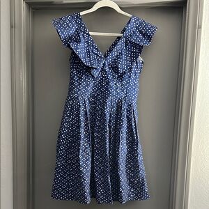 Blue Polka Dot Dress